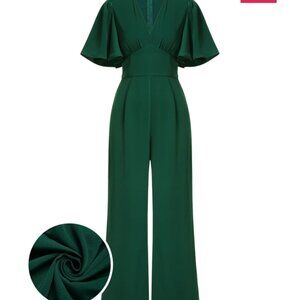 Retro style jump suit
